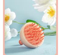 Fafeicy Head Brush Massage of University Elasticity Calpe with Rapid Foaming in Men Who The Peeling of The Scalp The Bloodstream for Different ABS -TPR Hairstyles (Orange)