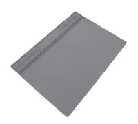 Fafeicy Heat Insulation Silicone Repair Mat, Non Slip Anti Static Soldering Pad with 98 Storage Holes for Electronic Repair Professionals