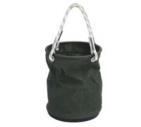 Fafeicy Heavy Duty Canvas Bucket Tool Organizer Bag, 30KG Capacity for Maintenance Work - Green