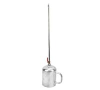Fafeicy Heavy Duty Drip Torch 2L Double Bottom Cast Iron Tank for Field Burning and Forestry Management