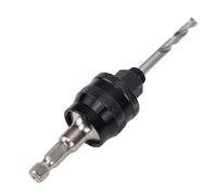 Fafeicy Hole Saw Arbor Quick Change Adapter Hex Shank Drill Bit Fast Release Snap Lock Mandrel System Dual Threads for Cordless Drills Bimetal Hole Saws