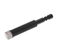Fafeicy Hole Saw Drill Bit 12mm Hex Handle Oval Chip Hole Design for Marble Concrete Artificial Stone