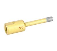 Fafeicy Hole Saw Set Angle Grinder Opener for Tile Marble (Sintered angle | M10 Thread Drill Bits, Hot Pressed Blade for Ceramic Stone Glass, 6mm 8mm 10mm, Neat Smooth Cutting