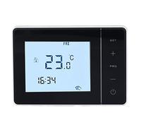 Fafeicy Home Programmable Thermostat, Energy Saving Intelligent Thermostat with Custom Schedule and Large Touchscreen for Heating Systems and Plumbing