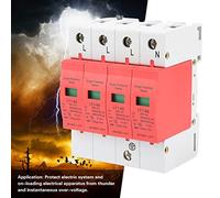 Fafeicy HouseProtector, Low Voltage Arrester Device Powerstrip with Flame Retardant Shell, 30kA 65kA Quick Response for Stable Performance and Simple Operation