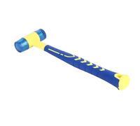 Fafeicy Installation Hammer, Soft Rubber Material, 25mm Double Head for Flooring and Projects, Comfortable Grip and Shock Absorption Design