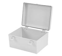 Fafeicy IP66 Water Proof Electrical Junction Box ABS Plastic Enclosure with Grey Cover Mounting Plate for Outdoor Indoor Industrial Applications (400 X 300 X 200mm / 15.75 11.81 7.87in)