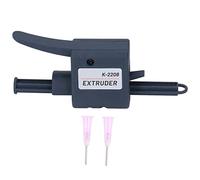 Fafeicy K2208 Solder Paste Extruder, Portable Semi Automatic Soldering Flux Glue Dispenser with 1.3mm Nozzle Aperture Flux Extruder Tool for Electronics Soldering