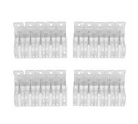 Fafeicy Large Clear Spring Clamps, ABS Plastic Balloon Arch Clips 20PCS 6cm Maximum Opening, Serrated Grip for Backdrops Towels Tablecloths Party Decor Photography