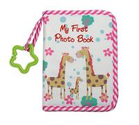 Fafeicy Large Cute Photo Album, Soft Photo Cloth Book Set, Baby Photo Album for Newborn Baby (Red)