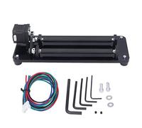 Fafeicy Laser Rotary Roller, 360 Degree Rotating 3 Level Width Adjustment Engraving Roller, 195mm Length and 30~200mm Diameter, for Engraving Machine Engraver