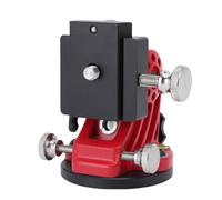 Fafeicy Latitude Adjustment Base, Precise Polarity Alignment 0-90 Degree Adjustable with Leveling Bubble, for Skywatcher Astronomy Telescope and Astrophotography Equipment (Black Red)