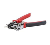 Fafeicy Leather Hole Punch 6 Hole Adjustable for Belt Straps | Adjustable 3-17mm Margin, 360° Rotating 2mm-4.5mm Holes, Durable HRC55 Stainless Steel V- Blade