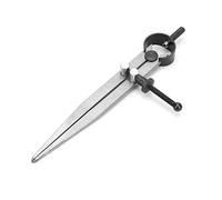 Fafeicy Leathercraft Compass 75mm 45# Steel Quenched Legs for Accurate Drawing Arcs Circles Bisector Angles Leatherwork Tool (150mm)