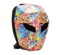 Fafeicy LED Backpack with Programmable Screen, Graffiti Decorative Pattern, Adjustable Shoulder Straps, Expandable Storage for Travel, Work, Hiking