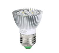 Fafeicy LED Plant Grow Light Bulb, Aluminum Full Spectrum 28W E27 Base for Indoor Plants, Efficient Hydroponic Light for Faster Growth and Higher Yield (Silver)