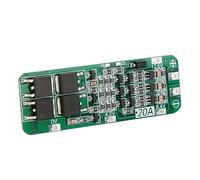 Fafeicy Li Ion Lithium Battery Protection Board, 3S 20A 12.6V PCB Board with Overcharge Over Discharge Short Circuit Protection, Auto Recovery for 26650 Battery Pack Users