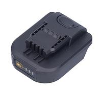 Fafeicy Lithium Battery Adapter Power Tool, Mount Connector Converter Dock, for WORX 20V 4 Pin with Non Slip Buckle Plated Steel Sheet