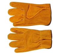 Fafeicy Low Safety Gloves, Cowhide Leather Fire Wear Mechanic Utility Work Gloves for Men Women, Mystical/Fantasy Retardant Safety Protective Welding with Insulation