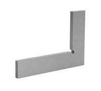 Fafeicy Measuring 3 X 2in Square Ruler, 90 Degree Inner, Outer Corner Right Angle Ruler for Engineers, Industrial Tool with Groove, Workshop Self-tests, Ground for Straightness, (100 * 70mm)