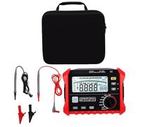 Fafeicy Megohmmeter, 0MΩ to 100GΩ Insulation Resistance Professional Tester with DAR PI Function for Electricians, Motor, Solar and HVAC Maintenance