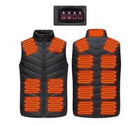 Fafeicy Men's Lightweight Heated Vest, Smart Rechargeable Electric Heating Vest, Water Proof Unisex Electric Heating Vest (5XL)