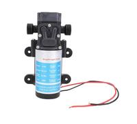 Fafeicy Micro Diaphragm Pump, Self Priming Water Pressure Booster Pump with 60W Power 80M Head G1/2 Ports, for RV Fresh Water Supply and Car Washing Watering