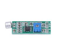 Fafeicy Microphone Amplifier Pickup Module Dual Channel Output Gain Adjustable Sound Detection Board Condenser Mic Sensor for Audio Application