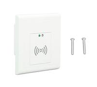 Fafeicy Microwave Sensor, High Sensitivity Motion Detector Adjustable 360 Degree Detection 5.8GHz 10A Relay AC with Delay Time Sensitivity Control, for Garage Corridor Hall