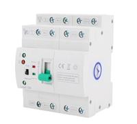 Fafeicy Mini ATS Automatic Manual Transfer Switch 4P 80A Dual Auto Selector for PZ30 Distribution Box and Home Generators