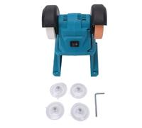 Fafeicy Mini Bench Grinder Cordless 2.76in Hole Polisher | Sturdy ABS Housing, Compatible with 18V Battery (not included), for Rust Removal Drill Bit Sharpening Jade Processing