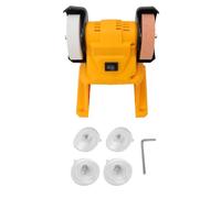 Fafeicy Mini Bench Grinder, Cordless Dual Wheel, 5500 RPM, 70mm | Metal Polisher, ABS, Guard, BL1830 BL1840 BL1850 BL1860 BL1850B BL1860B Fit, Drill Sharpening