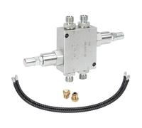 Fafeicy Mini Excavator Buffer Valve Kit M14x1.5 Threaded Joint 1/4 Inch Hydraulic Hose Enhances Rotary Motor Precision for Small Excavator Operators