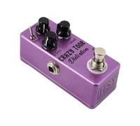 Fafeicy Mini Guitar Distortion Pedal, True Bypass Electric Guitar Effects Pedal with Zinc Alloy Shell, DC 9V 3 Knobs, Great Response and Sustain