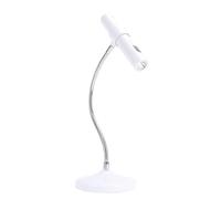 Fafeicy Mini Lamp Hardening Nails, Quick Drying Mini Nail Dryer Lamp 2500 MAh Battery Set 30s 60s 360 Degree Interview Adjustable Neck to Travel Home