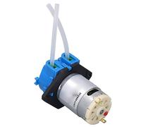 Fafeicy Mini Peristaltic Pump Small Liquid Dosing Pump Micro Dosing Precision for Aquarium Laboratory Devices with Snap-in Design 5W 60ml/min Reversible Direction (24V)