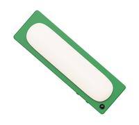 Fafeicy Motion Sensor LED Night Light 5 Meter Detection High Brightness Low Brightness 10s 30s Delay Off Built-in 1200mAh Battery Slim Profile Space Saving Design Form Factor for (Green)
