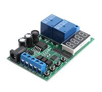 Fafeicy Motor Controller Board Forward Reverse Controller 5V to 24V Dual Power Time Delay Relay 0.1 to 9999 Timing Cycles Low Control for DC AC Motor Automation