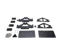 Fafeicy Motorcycle Saddlebag Arrow Storage Case Mount Aluminum Alloy ABS Quick Detach Bracket Black Load Bearing Vibration Reducing for Cruiser Touring Riders for Shadow Vulcan