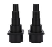 Fafeicy Multi Step Vacuum Hose Adapter 5/8 to 2-1/2 Inch Universal Connector, with Cut to Fit TPE Material for Wet Dry Vacuum and Woodworking Tools