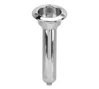 Fafeicy Naval Fishing Holder, Stainless Steel Long Durability Rod Mug Rusta Handle Raga Easy Installation Better Stability for a Yacht Ship (30 degrees)