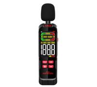 Fafeicy Noise Decibel Tester 30-130dB Digital Sound Level Meter with LCD Backlit Display Data Hold Max Min for Noise Engineering Quality Control Automotive Testing (ZL82A)