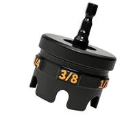 Fafeicy Nut Rotating Drill Attachment, Hex Shank Nut Driver Extractor for 1/4in 3/8in 1/2in Threaded Rods with Alloy Steel Housing, for Pipe Supports Heavy Duty Clamping and Structural