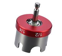 Fafeicy Nut Spinning Drill Attachment, Quick Release Nut Removal Tool for 1/4 3/8 1/2 Inch Threaded Rods with Aluminum Alloy Body and Stainless Steel