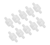 Fafeicy One Way Check Valve PP Material Resistant Water Stop Valve with Spring for Fish Tank Industry (8mm Translucent)