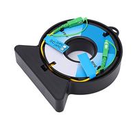 Fafeicy OTDR Cable Box, SCAPC to SCAPC Fiber Optic Test Extension Cable with 150m Length, Dead Zone Design for Accurate Testing, Portable Disc Structure with Hook