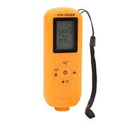 Fafeicy Paint Coating Thickness, Handheld Digital Depth Meter with 3 Units Um Mm Mils for Automotive Industrial Manufacturing Vertical Screen ABS Material (Orange)