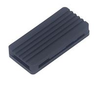 Fafeicy Passive Cooling Case, Aluminum Alloy Acrylic Open Type Chassis with Pin Headers for Zero 2W (Bent pin header)