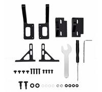 Fafeicy Pivot Hinge Fit for Lab P2S 3D Printer Metal Mounting Kit 180° 270° Rotation Door Hinge for 3D Printing Enthusiasts for Printer Access and Part Removal 1 Set