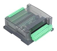 Fafeicy PLC Board Programmable Logic Controller Industrial Control Module with Ladder Diagram Programming for GX Developer FX1N FX2N (With Casing Add 485 communication)